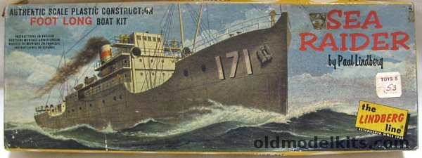 Lindberg 1/390 Sea Raider (Q-Ship - Decoy Ship), 731-69 plastic model kit